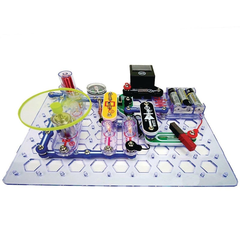 Snap Circuits مجموعة اكتشاف الإلكترونيات STEM من Snap Circuits | استكشاف المغناطيسية والإلكترونيات | للأعمار 8+ | أكثر من 85 مشروع عملي - Image 5